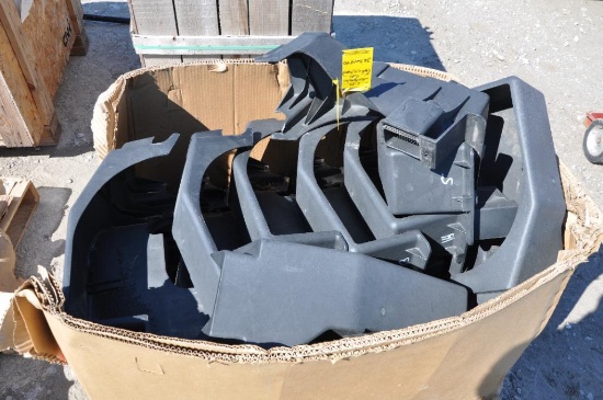 Case-IH row unit meter lids