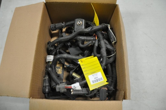 Box of GPS cables and brackets