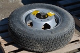 235/80R17 tire and wheel