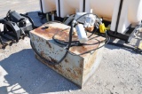 110 gal. fuel transfer tank w/ 12 volt pump (pump condition unknown)