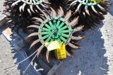 (15) rotary hoe wheels