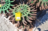 (15) rotary hoe wheels