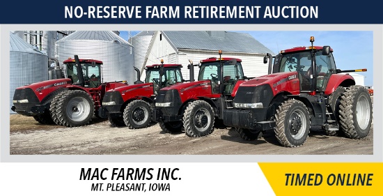 Ring 1 - No-Reserve Farm Retirement - Mac Farms