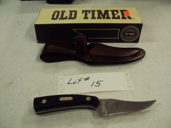 OLD TIMER KNIFE WITH SHEATH NIB