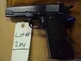 1929 FIRST YEAR FOR PRODUCTION COLT 1911, 38 SUPER CAL. WITH BOX - EXC. SHAPE
