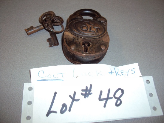 COLT LOCK WITH KEYS