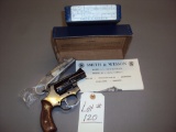 S&W MODEL 34-1, 22/32 KIT GUN WITH ORIGINAL BOX AND PAPER WORK