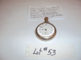 WALTHAM POCKET WATCH, 15 JEWELS