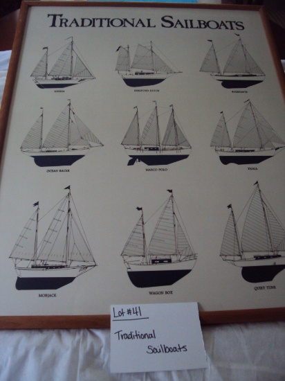 TRADITIONAL SAILBOATS WITH WOOD FRAME