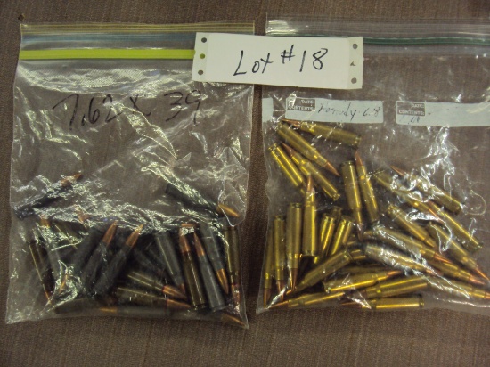 MISC. AMMO - 6.8 HORNADAY, 7.62X39