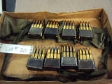 64 ROUNDS 30.06 MILITARY CLIPPED AMMO & POUCH