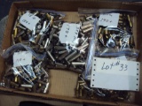 BOX LOT MISC. SHELL CASINGS (BRASS)