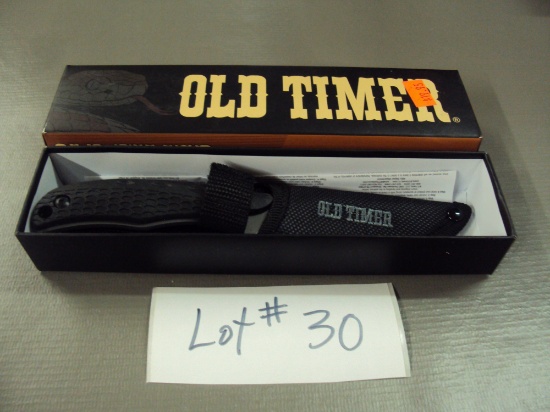 OLD TIMER KNIFE WITH SHEATH NIB