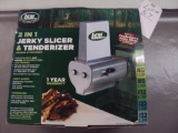 BIG BIT 2+1 JERKY SLICER & TENDERIZER WITH ORIGINAL BOX