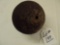 EARLY CANNON BALL WITH GRAPE, CIVIL WAR ERA, HAS BEEN DEFUSED, 6LBS