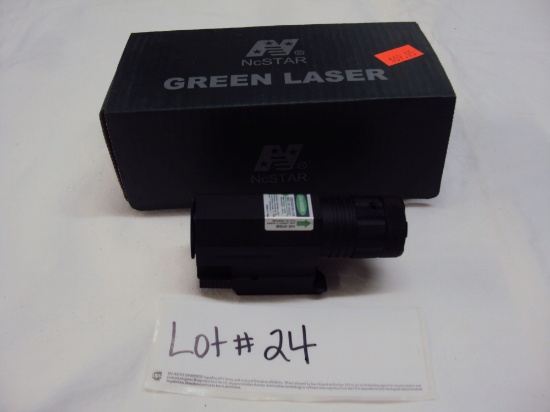 NC STAR GREEN LASER E-Z MOUNT ON RAIL #AQPTLG - NIB