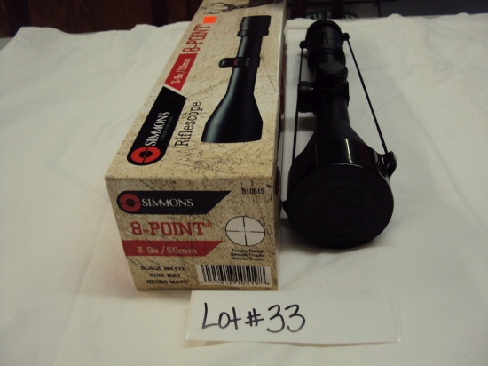 SIMMONS 3X9X50 8 POINT SCOPE - NIB