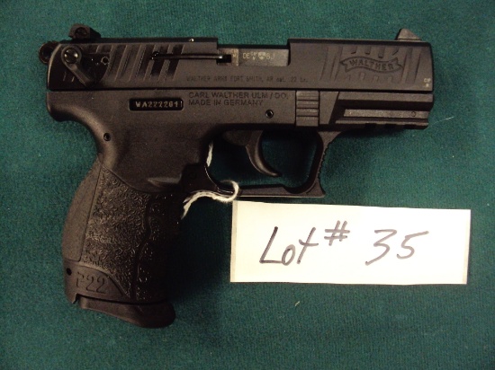 WALTHER P-22, 22 AUTO PISTOL - NIB