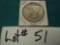 1925 PEACE DOLLAR COIN