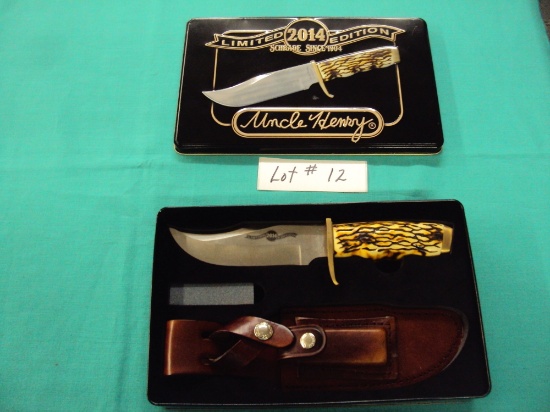 2014 UNCLE HENRY HUNTING KNIFE COLLECTIBLE EDITION