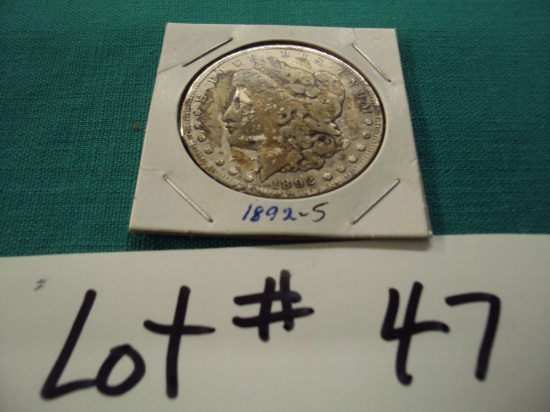 1892-S MORGAN DOLLAR COIN
