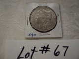 1890 MORGAN SILVER DOLLAR