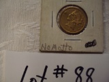 1852 US $5 GOLD COIN NO MOTTO