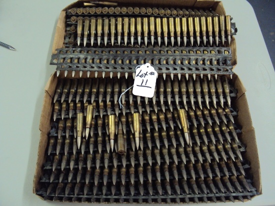 APPROX. 350 ROUNDS HOTCHKISSM1914 8MM MACHINE GUN AMMO