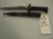 SWEDISH BAYONET WITH SHEATH AND PROOF MARKS