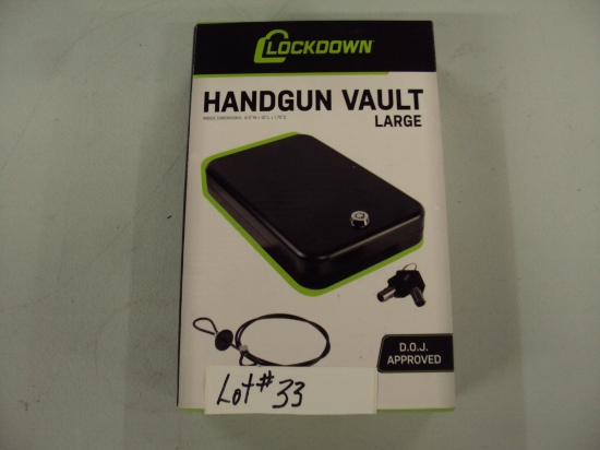 LOCKDOWN LARGE HANDGUN VAULT - NIB