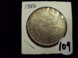 1886 MORGAN SILVER DOLLAR