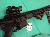 PSA AR15 AUTO RIFLE WITH FLIP UP SIGHT, FOREARM, SLING & SCOPE