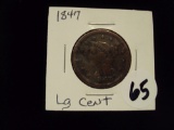 1847 LARGE CENT