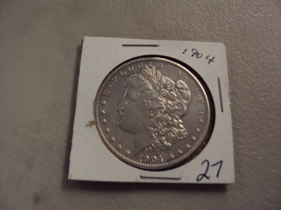 1904 MORGAN SILVER DOLLAR