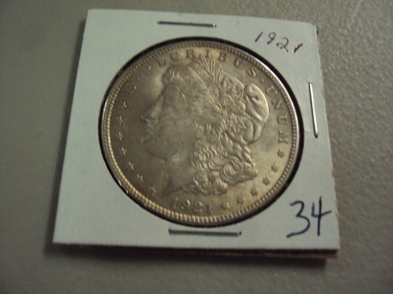 1921 MORGAN SILVER DOLLAR