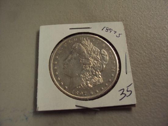 1897-S MORGAN SILVER DOLLAR