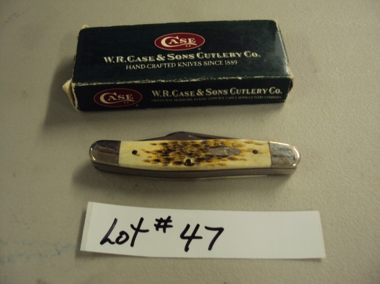 CASE KNIFE - STOCKMAN #00128 WITH ORIGINAL BOX