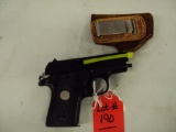 COLT MUSTANG, 380 AUTO PISTOL WITH HOLSTER AND ORIGINAL BOX