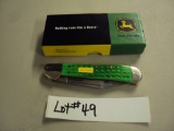 CASE KNIFE - JOHN DEERE WITH ORIGINAL BOX