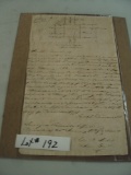 1771 SC COLONIAL LAND DEED WITH PLOT MAP