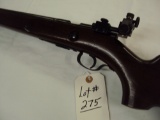 WINCHESTER MODEL 75, 22LR, TARGET RIFLE, SERIAL #4316