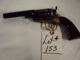 31 CAL BLACK POWDER PISTOL WITH SCROLLING, MADE IN ITALY