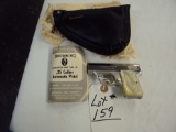 BABY BROWNING 25 CAL. PISTOL WITH MATCHING BROWNING CASE