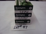 LOT OF 3 BOXES OF 25 AMMO - ALL FULL