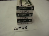 LOT OF 3 BOXES OF 32 AMMO - ALL FULL