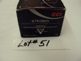 500 ROUNDS CCI STINGER COPPER PLATED HOLLOW POINT 1640 22LR