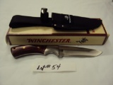 WINCHESTER KNIFE WITH SHEATH AND BOX