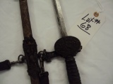 OLDER SWORD WITH BROKEN HANDLE, MARKED Y. R. CLIFTON