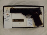 HIGH STANDARD VICTOR MILITARY MODEL 107  AUTO TARGET PISTOL 22 CAL.