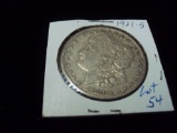 1921-S MORGAN SILVER DOLLAR